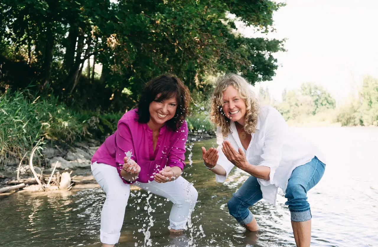 Leicht:Sinn Freude und Leichtigkeit Sabrina und Silke